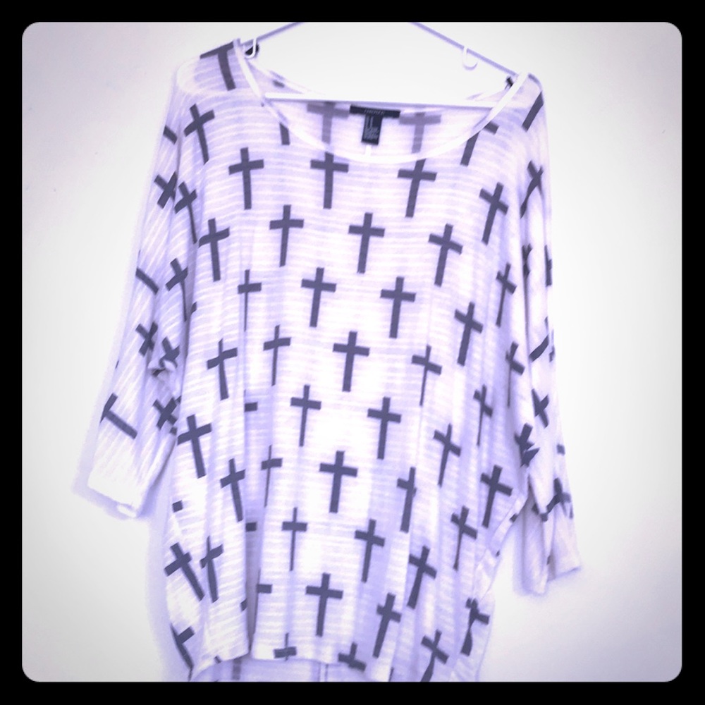 Cross sweater